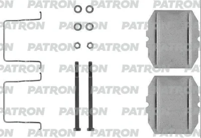 PSRK1009 PATRON Комплектующие, колодки дискового тормоза