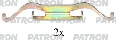 PSRK1010 PATRON Комплектующие, колодки дискового тормоза