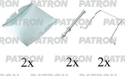 Комплектующие, колодки дискового тормоза PATRON PSRK1027