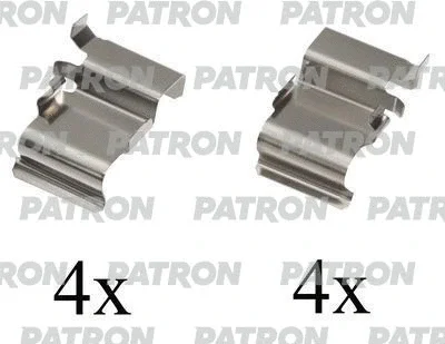 Комплектующие, колодки дискового тормоза PATRON PSRK1033
