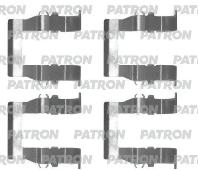 Комплектующие, колодки дискового тормоза PATRON PSRK1056