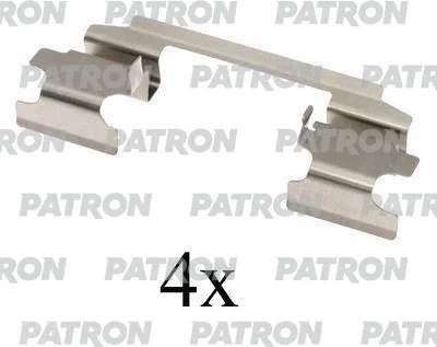 PSRK1059 PATRON Комплектующие, колодки дискового тормоза
