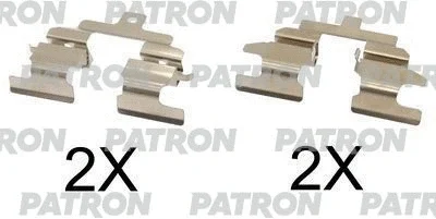 PSRK1066 PATRON Комплектующие, колодки дискового тормоза