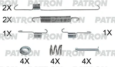 PSRK1071 PATRON Комплектующие, тормозная колодка