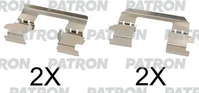 PSRK1074 PATRON Комплектующие, колодки дискового тормоза