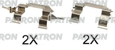 PSRK1078 PATRON Комплектующие, колодки дискового тормоза