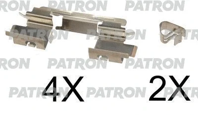 PSRK1080 PATRON Комплектующие, колодки дискового тормоза