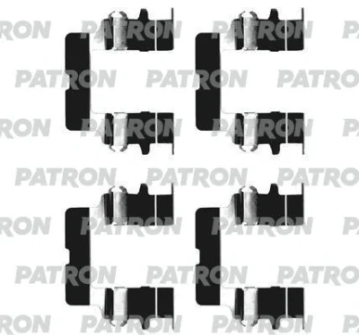 Комплектующие, колодки дискового тормоза PATRON PSRK1089