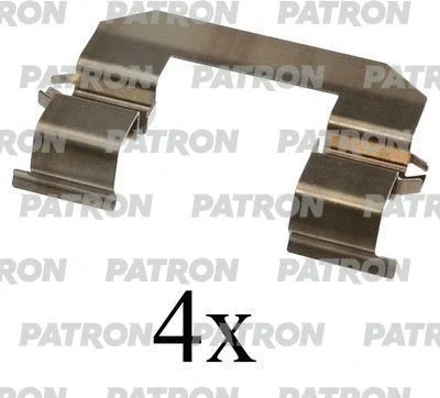 PSRK1093 PATRON Комплектующие, колодки дискового тормоза