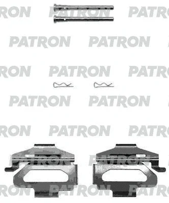 PSRK1094 PATRON Комплектующие, колодки дискового тормоза