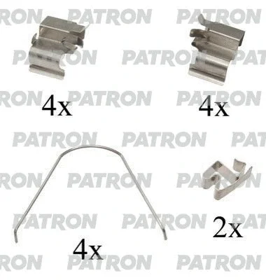 Комплектующие, колодки дискового тормоза PATRON PSRK1103