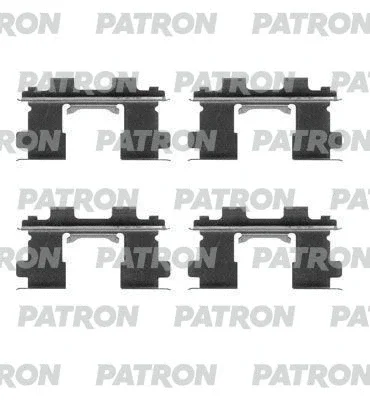 Комплектующие, колодки дискового тормоза PATRON PSRK1108