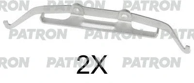 PSRK1122 PATRON Комплектующие, колодки дискового тормоза