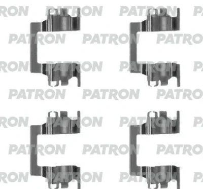 PSRK1125 PATRON Комплектующие, колодки дискового тормоза