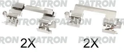 PSRK1184 PATRON Комплектующие, колодки дискового тормоза