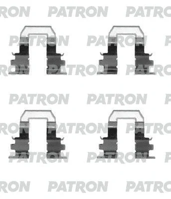 PSRK1189 PATRON Комплектующие, колодки дискового тормоза