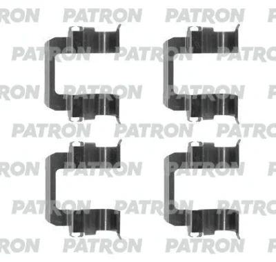 Комплектующие, колодки дискового тормоза PATRON PSRK1190