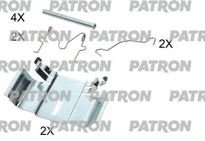 Комплектующие, колодки дискового тормоза PATRON PSRK1204
