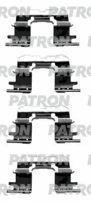PSRK1220 PATRON Комплектующие, колодки дискового тормоза
