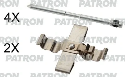 Комплектующие, колодки дискового тормоза PATRON PSRK1222