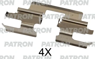 Комплектующие, колодки дискового тормоза PATRON PSRK1225