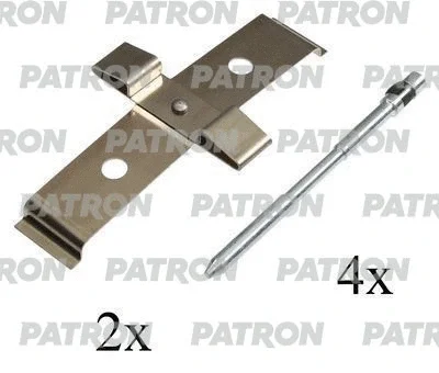 Комплектующие, колодки дискового тормоза PATRON PSRK1231