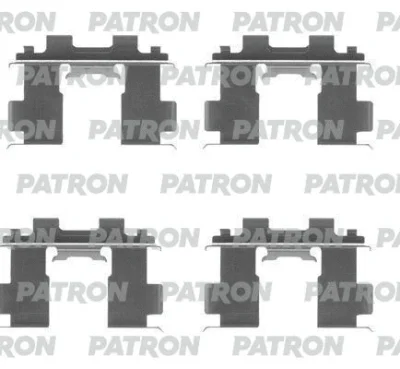 PSRK1233 PATRON Комплектующие, колодки дискового тормоза