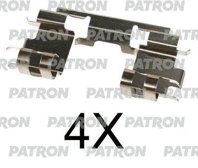 Комплектующие, колодки дискового тормоза PATRON PSRK1235