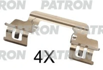 Комплектующие, колодки дискового тормоза PATRON PSRK1239