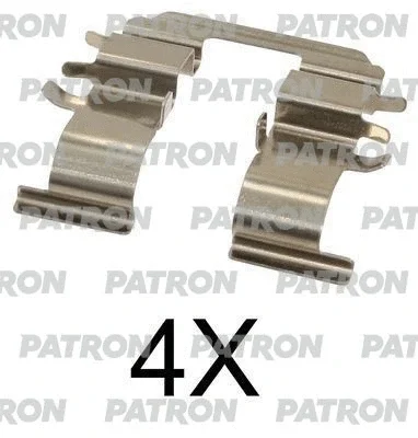 Комплектующие, колодки дискового тормоза PATRON PSRK1242