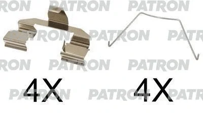 Комплектующие, колодки дискового тормоза PATRON PSRK1245