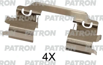 PSRK1249 PATRON Комплектующие, колодки дискового тормоза