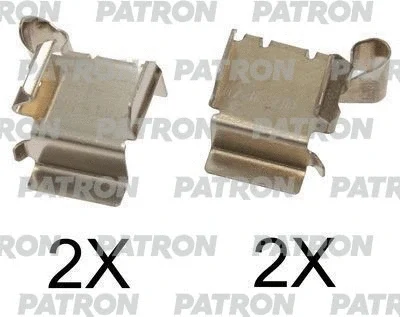 Комплектующие, колодки дискового тормоза PATRON PSRK1251