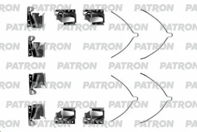PSRK1254 PATRON Комплектующие, колодки дискового тормоза