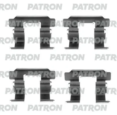 PSRK1257 PATRON Комплектующие, колодки дискового тормоза