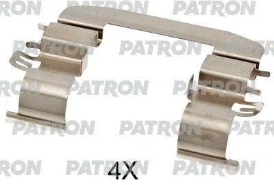 Комплектующие, колодки дискового тормоза PATRON PSRK1263