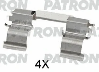 Комплектующие, колодки дискового тормоза PATRON PSRK1283