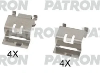 Комплектующие, колодки дискового тормоза PATRON PSRK1284