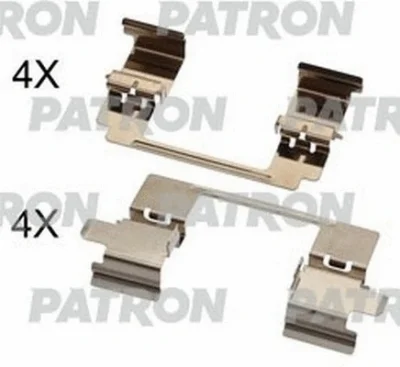 PSRK1290 PATRON Комплектующие, колодки дискового тормоза