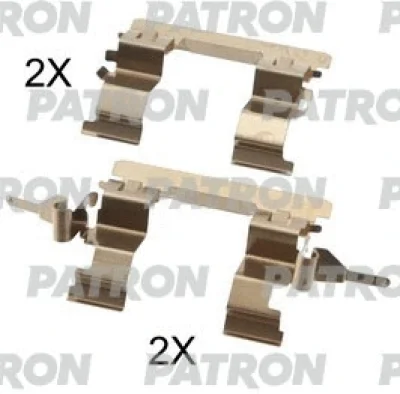 Комплектующие, колодки дискового тормоза PATRON PSRK1293