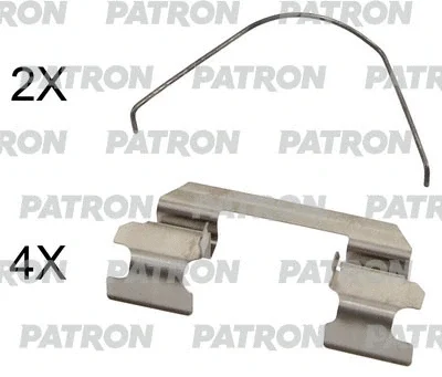 Комплектующие, колодки дискового тормоза PATRON PSRK1303