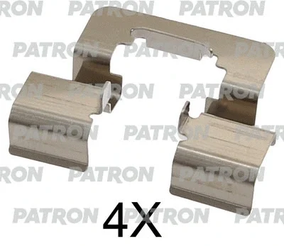 Комплектующие, колодки дискового тормоза PATRON PSRK1304
