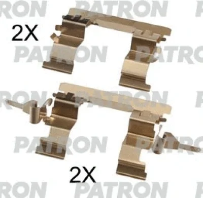 Комплектующие, колодки дискового тормоза PATRON PSRK1326