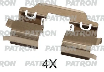 Комплектующие, колодки дискового тормоза PATRON PSRK1332