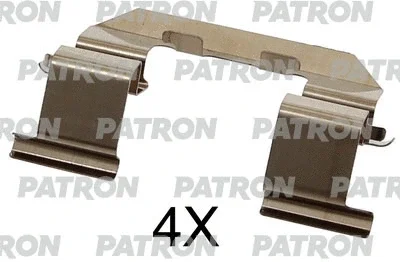 Комплектующие, колодки дискового тормоза PATRON PSRK1336
