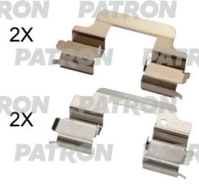 Комплектующие, колодки дискового тормоза PATRON PSRK1345
