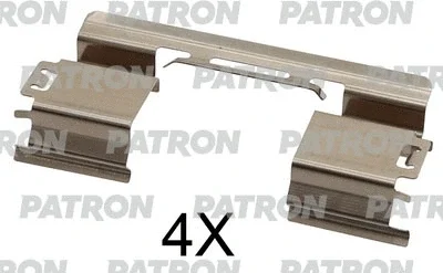 Комплектующие, колодки дискового тормоза PATRON PSRK1346