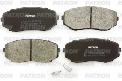 Комплект тормозных колодок, дисковый тормоз PATRON PBP140