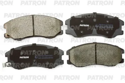Комплект тормозных колодок, дисковый тормоз PATRON PBP1524