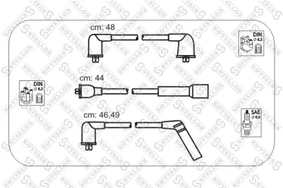 10-30040-SX STELLOX Комплект проводов зажигания